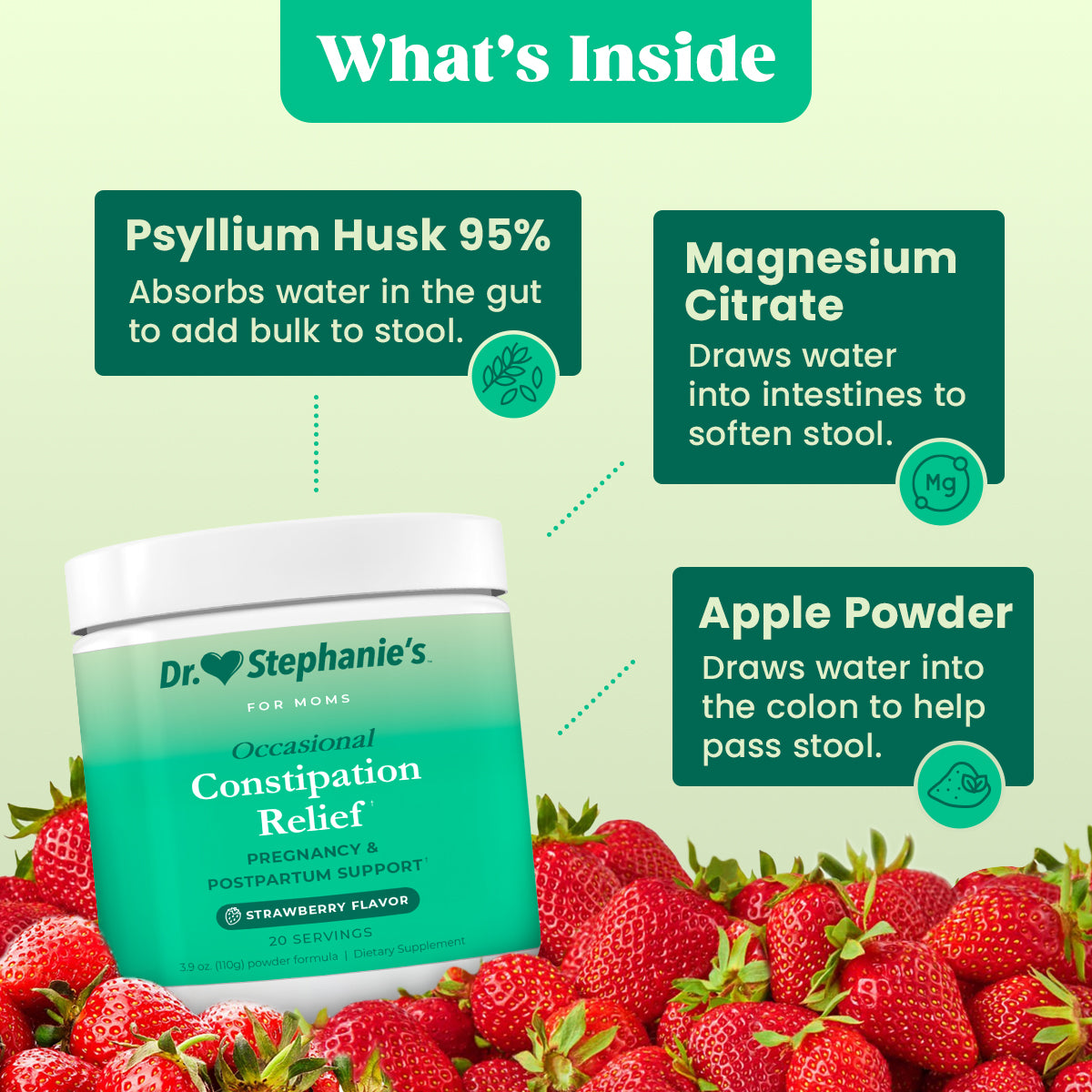 Constipation Relief Drink Mix Dr. Stephanie's