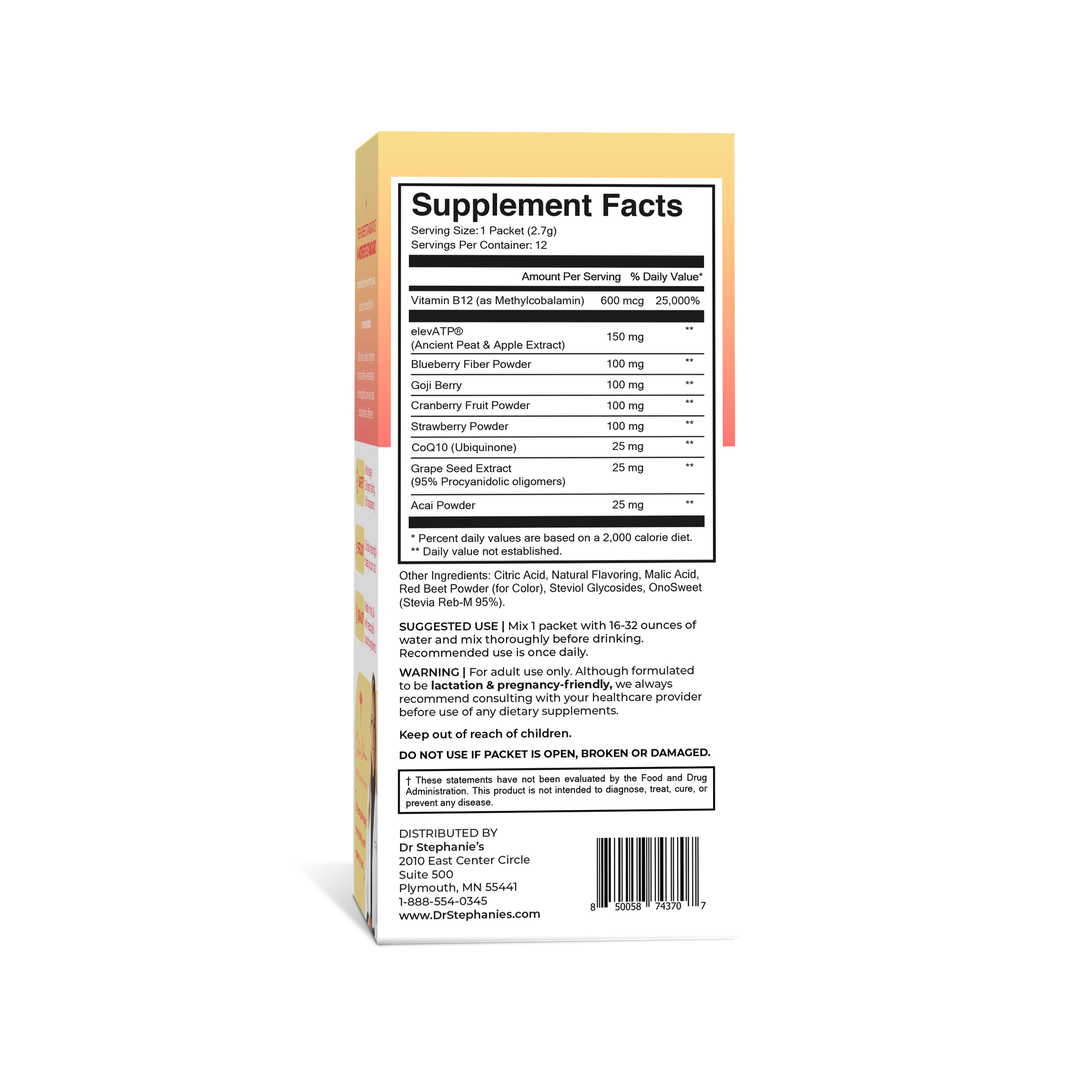 Superfruit Energy Drink Mix Dr. Stephanie's