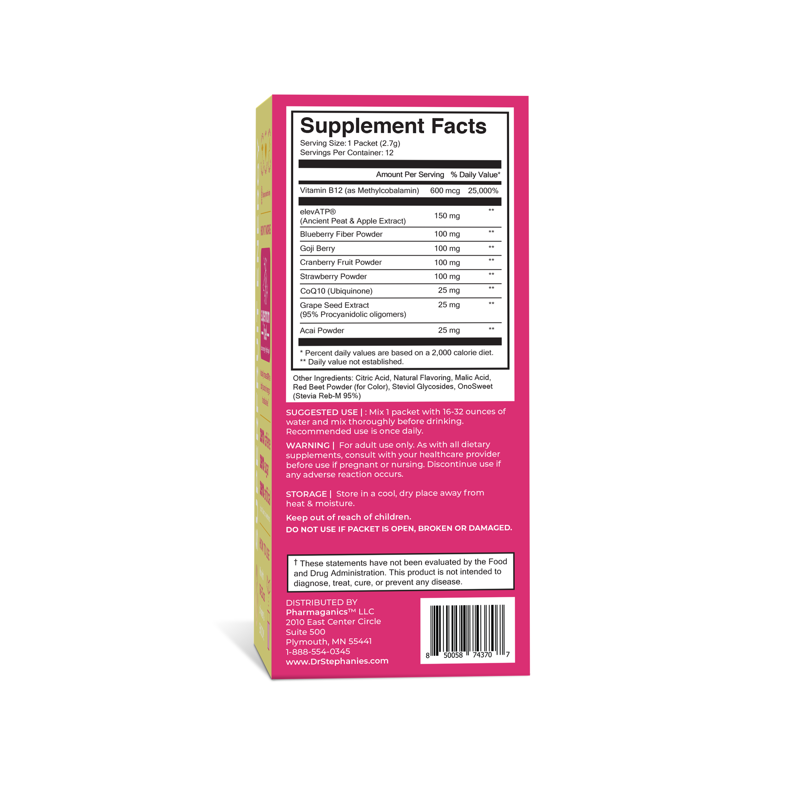 Clean Energy Drink Mix Dr. Stephanie's