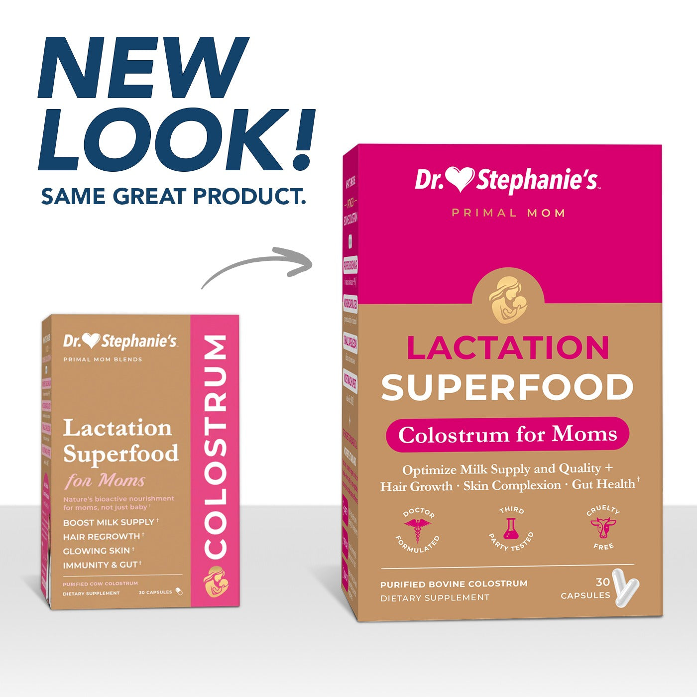 Purified Colostrum Capsules Dr. Stephanie's