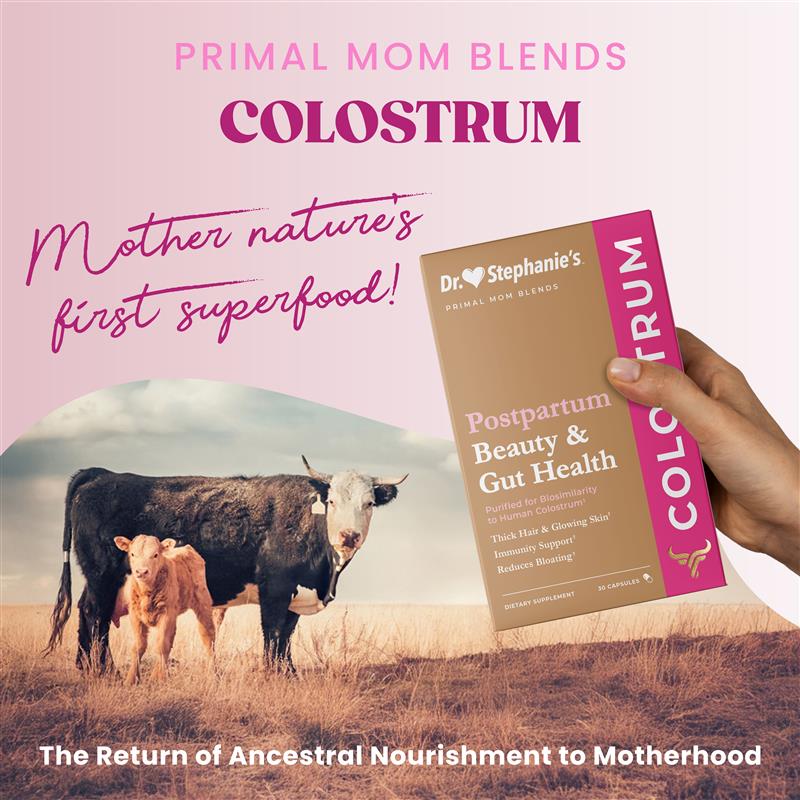 Purified Colostrum Capsules Dr. Stephanie's