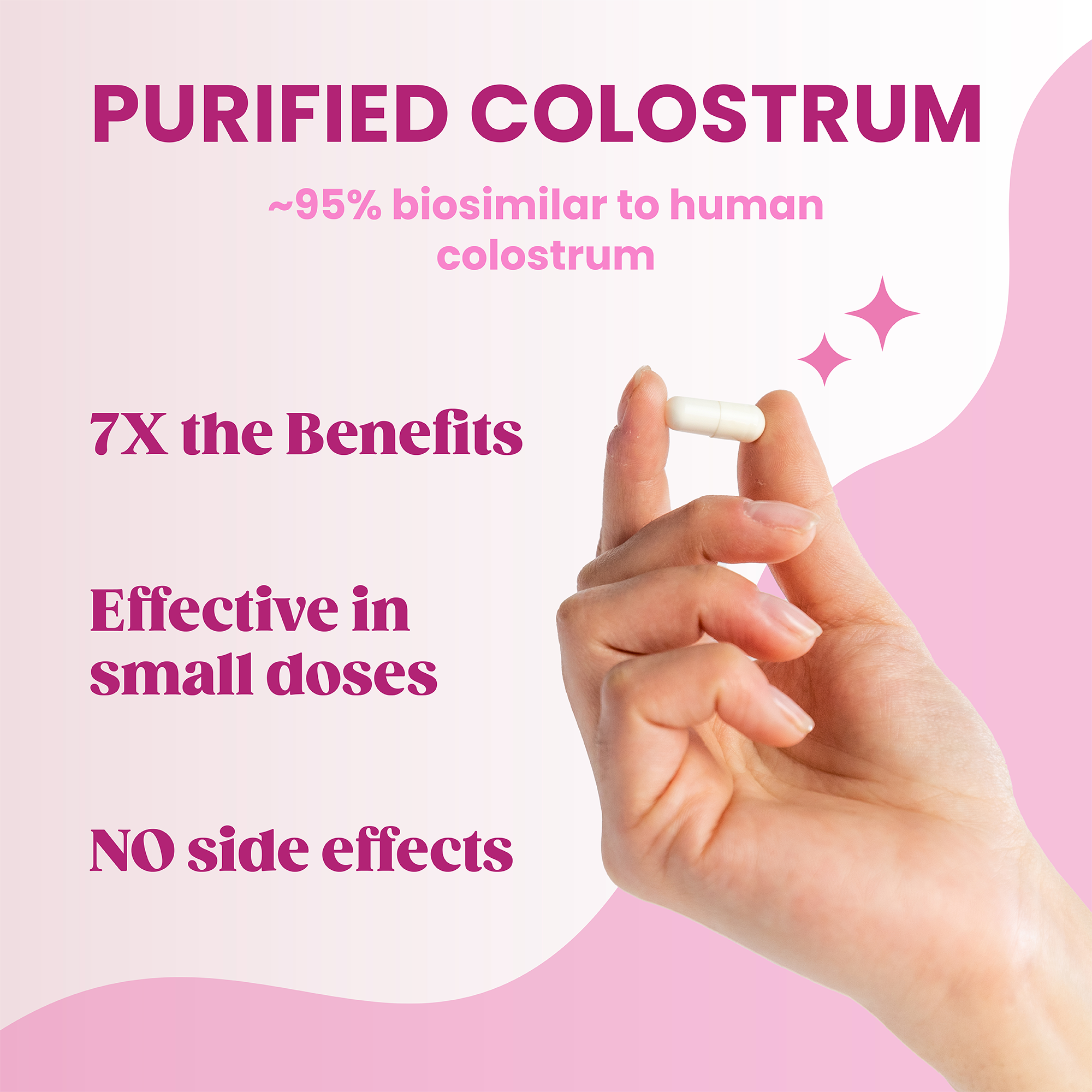 Purified Colostrum Capsules Dr. Stephanie's