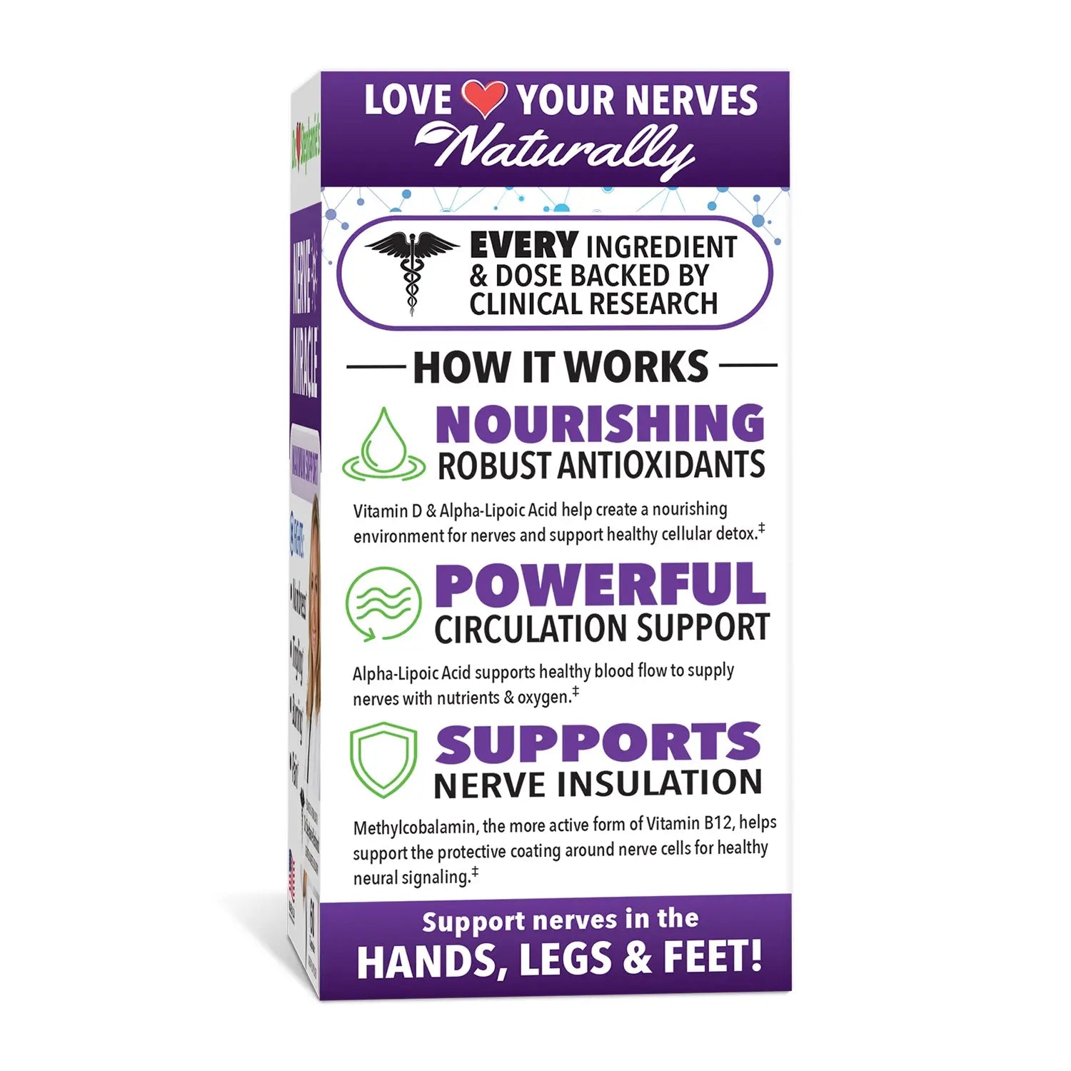 Nerve Miracle - Buy 3 Get 1 FREE! *4 bottle bundle/4 month supply* Diabetes Doctor