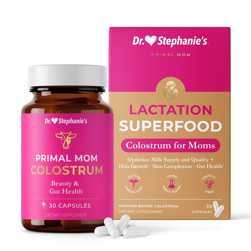 Purified Colostrum Capsules Dr. Stephanie's