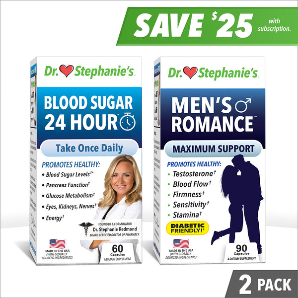 Men's Bundle - Blood Sugar 24 Hour + Men's Romance™ Dr. Stephanie's