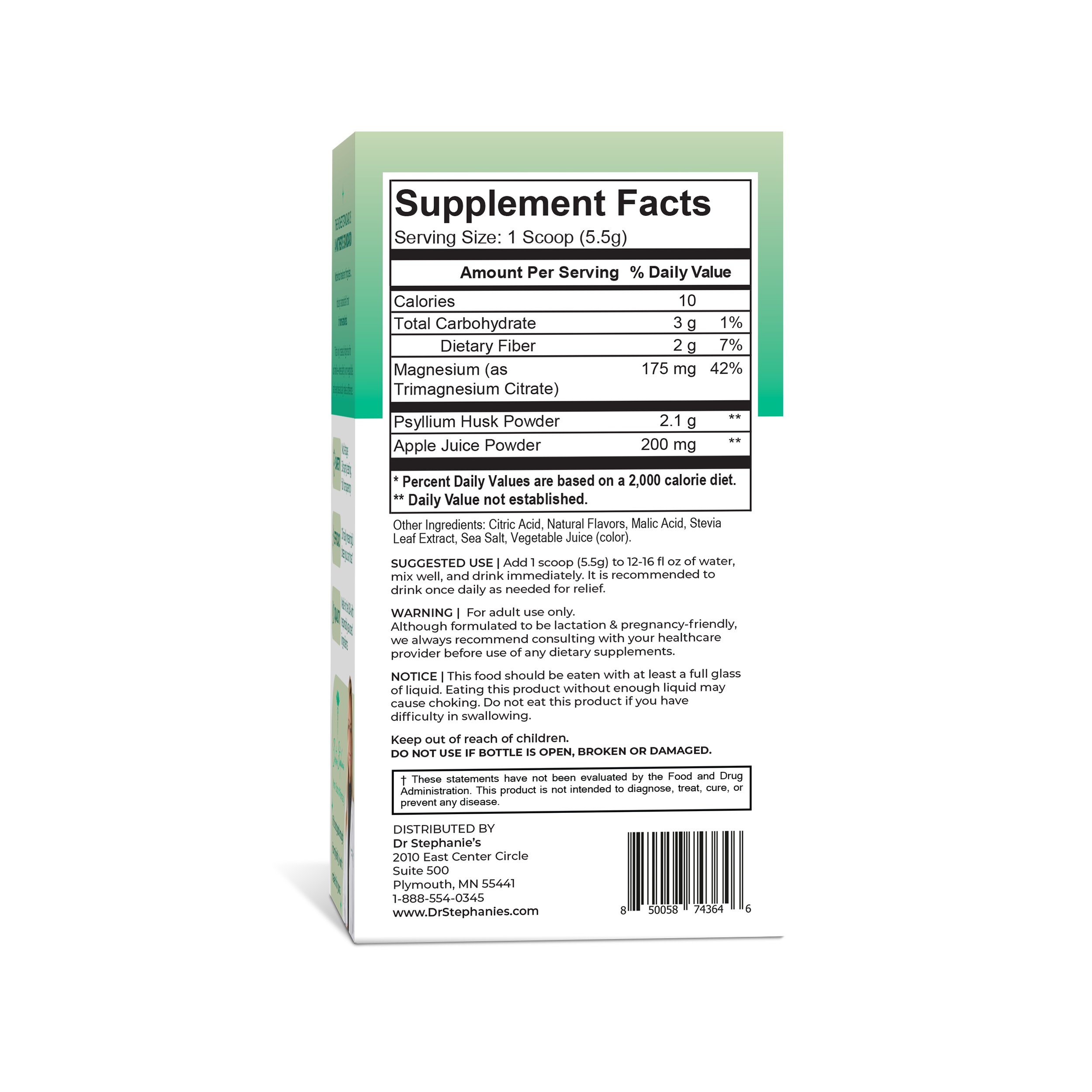 Constipation Relief Drink Mix Dr. Stephanie's