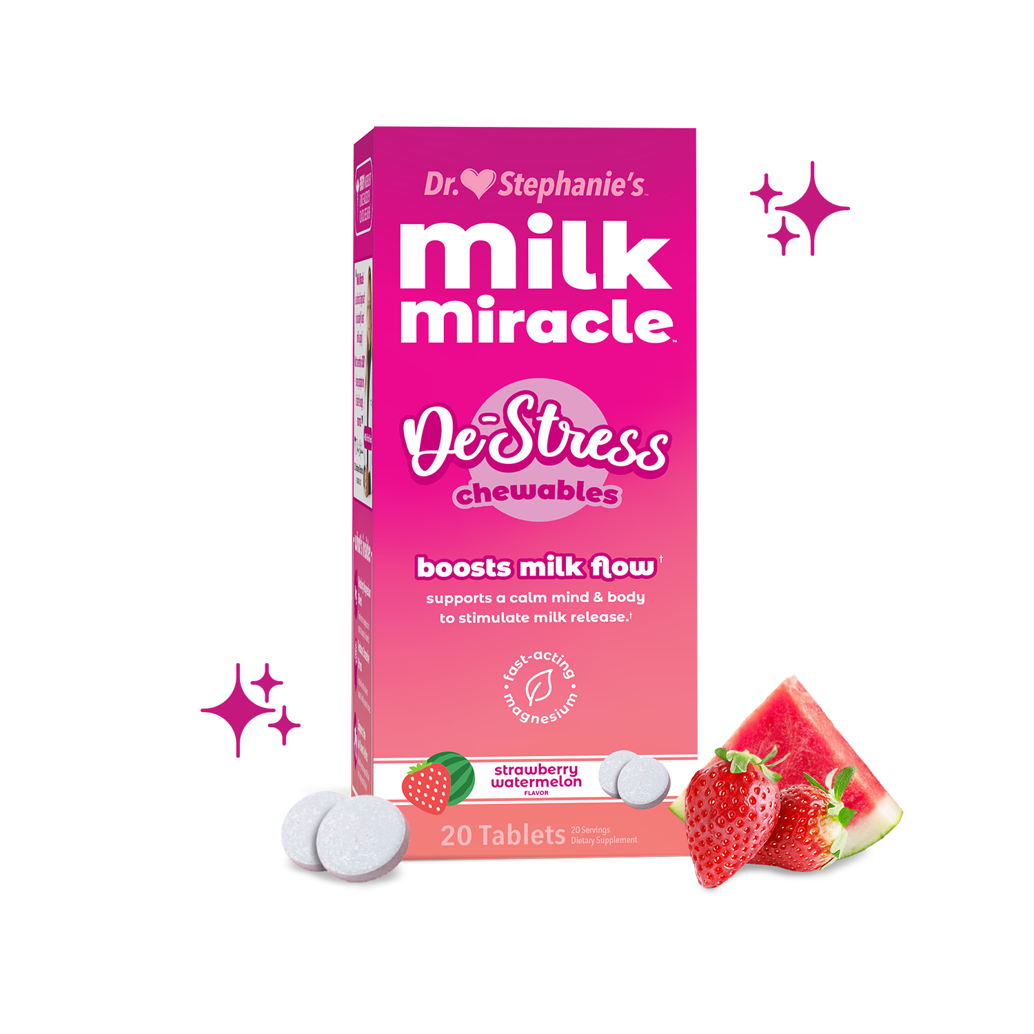 Milk Miracle De-Stress Chewables Dr. Stephanie's