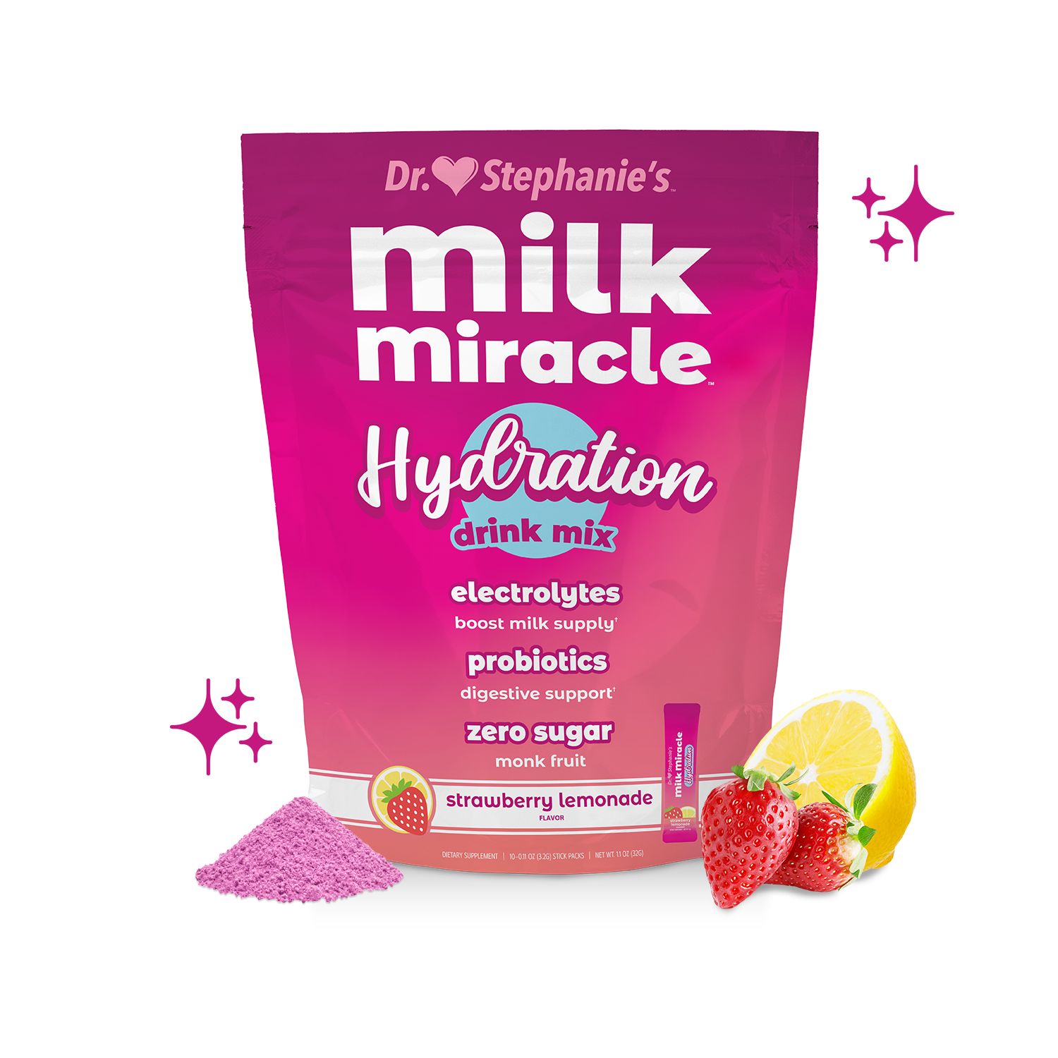 Milk Miracle Hydration Drink Mix Dr. Stephanie's