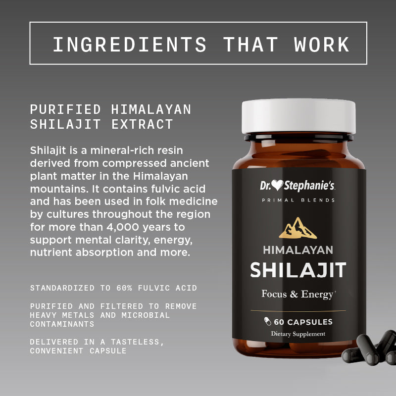 Primal Himalayan Shilajit Resin Dr. Stephanie's