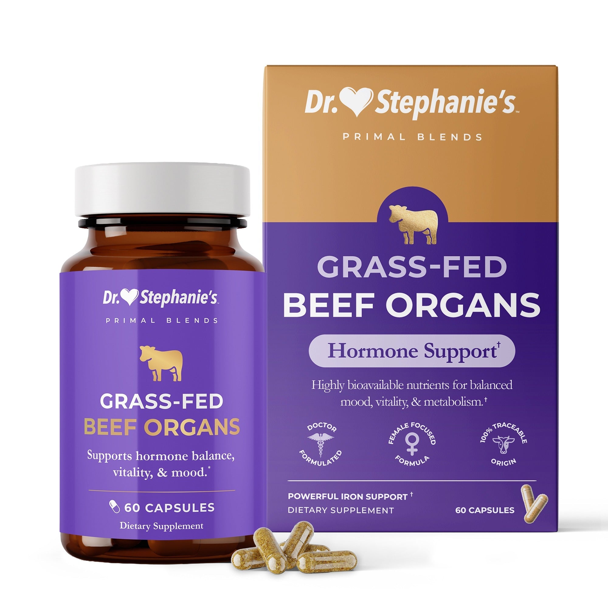 Primal Grassfed Beef Organs Dr. Stephanie's