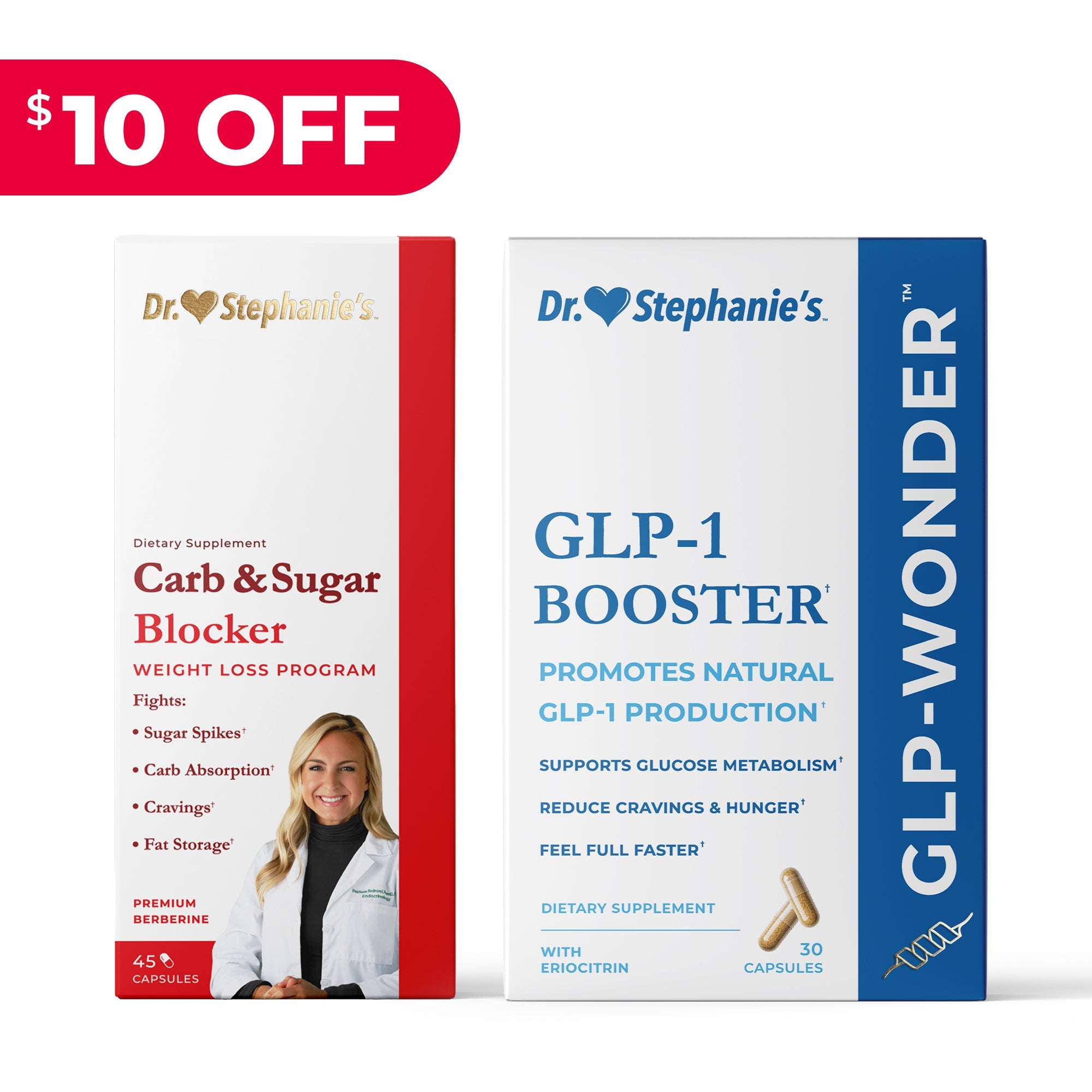 GLP-Wonder & Carb Blocker Bundle Dr. Stephanie's