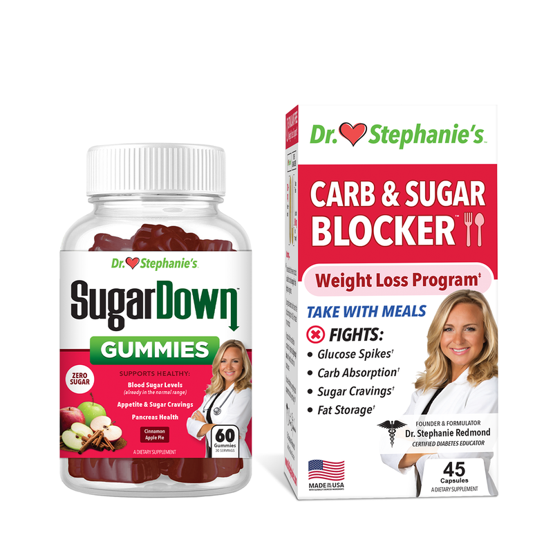 SugarDown Gummies + Carb & Sugar Blocker Bundle Dr. Stephanie's