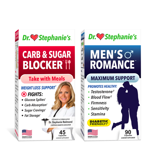 Carb & Sugar Blocker + Men's Romance Bundle Dr. Stephanie's