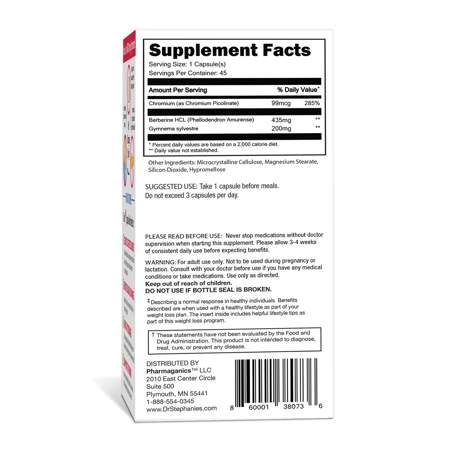 Carb & Sugar Blocker - Weight Support Dr. Stephanie's
