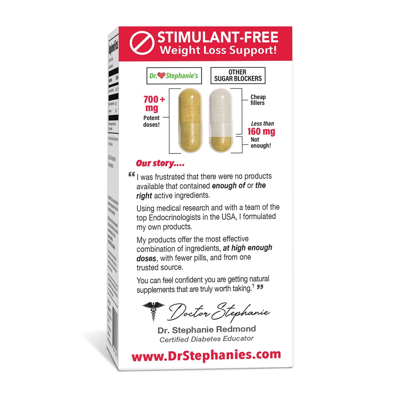 Carb & Sugar Blocker - Weight Support Dr. Stephanie's