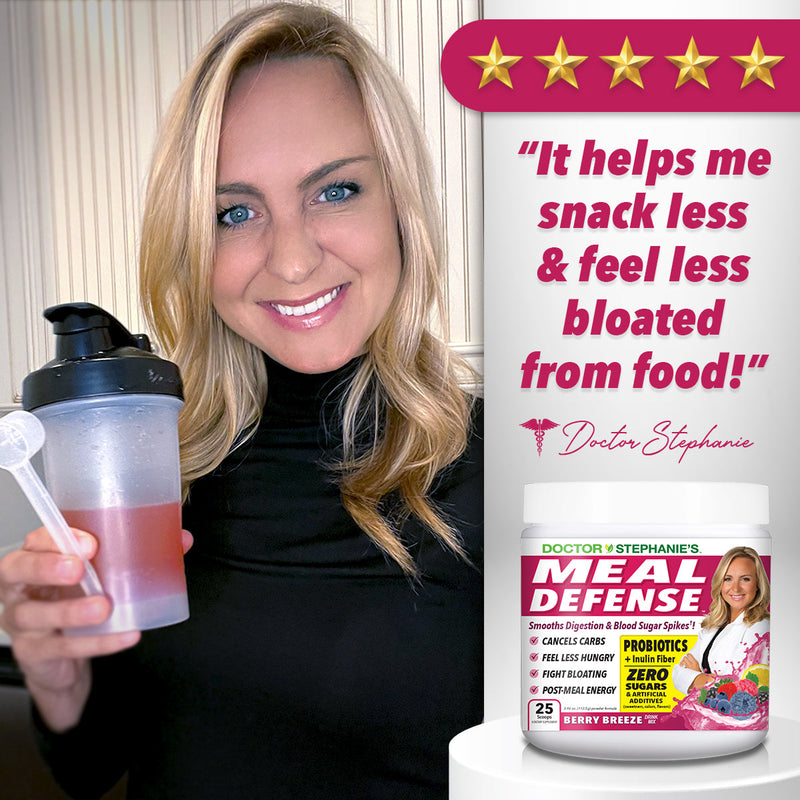 Meal Defense Drink Mix - Berry Breeze + Probiotics Dr. Stephanie's