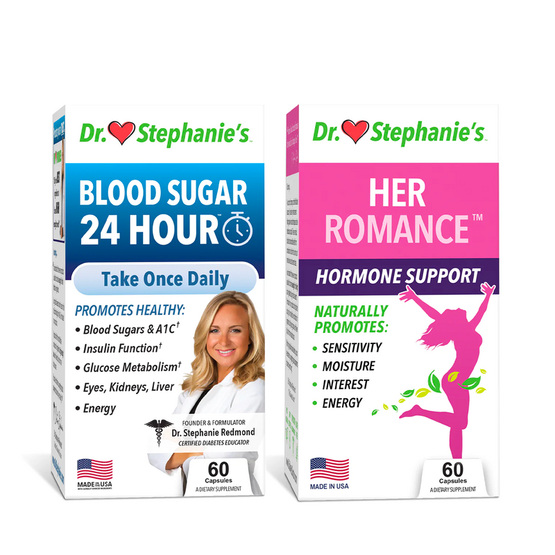 Blood Sugar 24 Hour + Her Romance Bundle Dr. Stephanie's